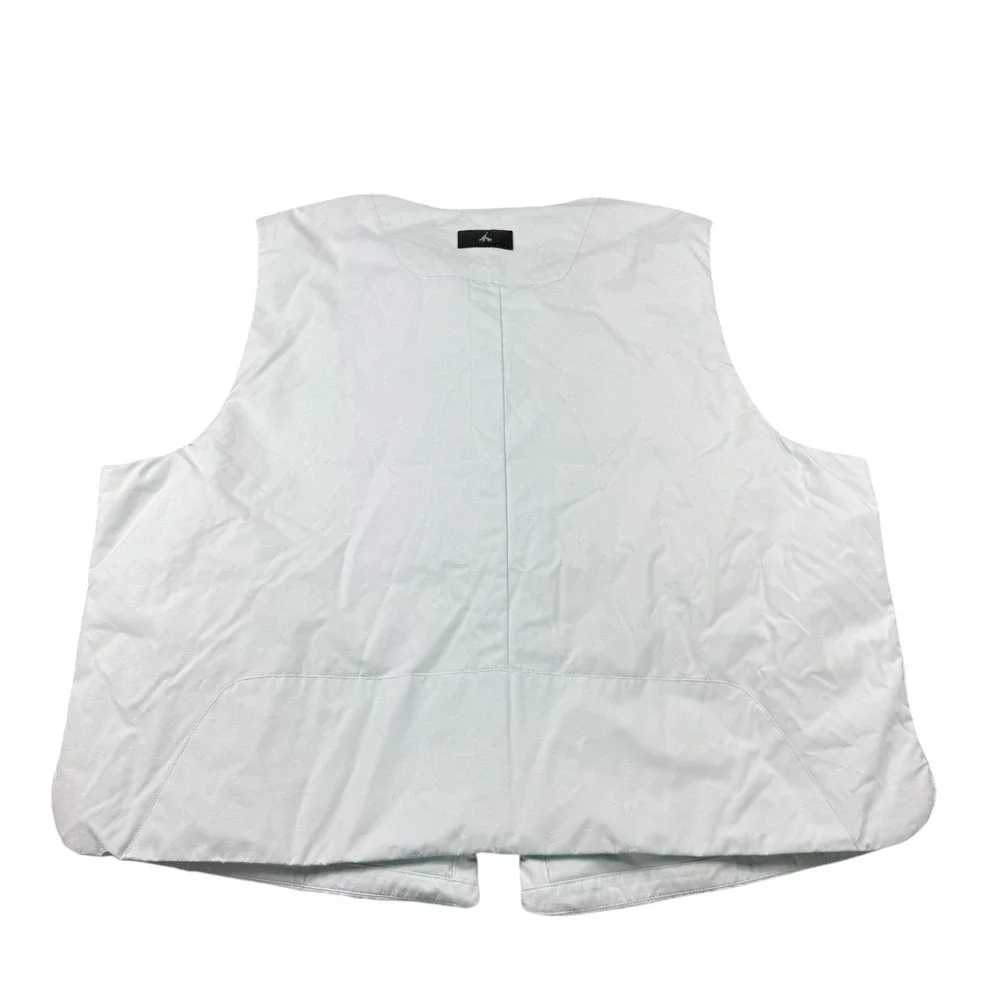Jordan Light Blue Therma Fit Snap Zip Mens Vest 2XL HQ8823-394 NWT